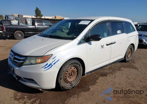 2016 Honda Odyssey Lx z USA, uszkodzony, nr VIN 5FNRL5H21GB018343